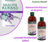 2-Flessen Lavendel kruidenbad 500ml