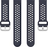 Siliconen bandje - geschikt voor Fitbit Versa / Versa 2 - donkerblauw