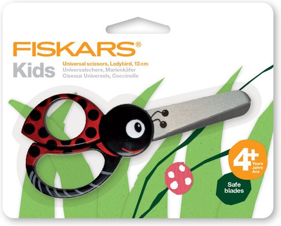 Kinderschaar RVS: veilig knippen met spitse punten 14 cm