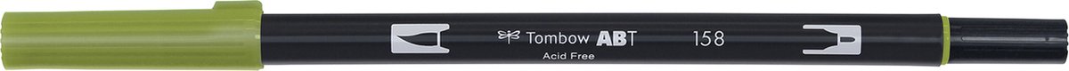 Tombow Brush pen - ABT 158 - Dual Brushpen - Dark olive - Groen — afbeelding 4