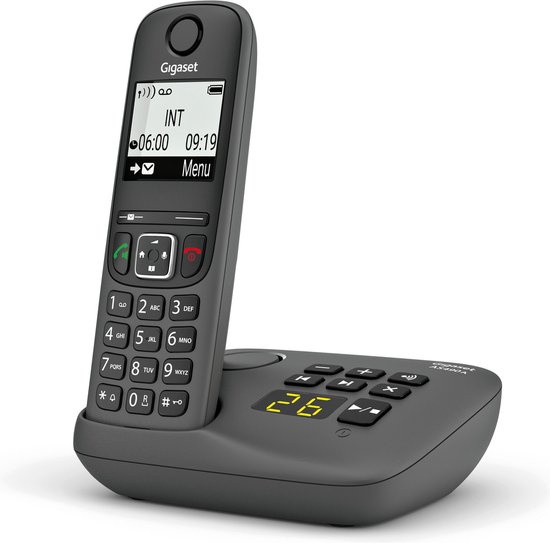 Gigaset AS490A Analoge-/DECT-telefoon Nummerherkenning Zwart foto 3