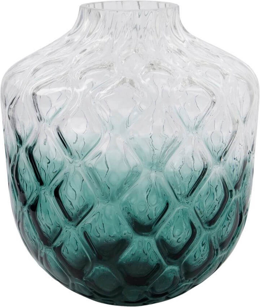 Vaas Art Deco groen 31cm