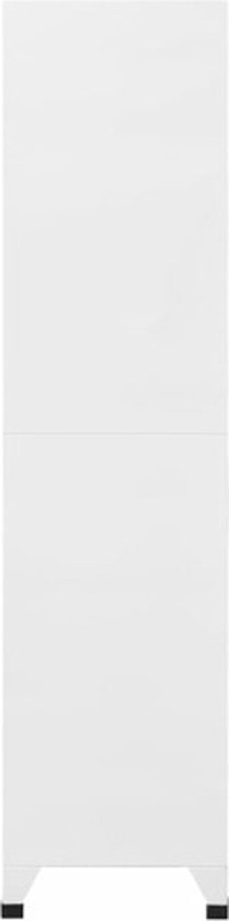 vidaXL Armoire à casiers 90 x 40 x 180 cm Acier Gris clair et gris foncé