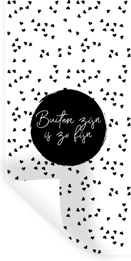 Stickers Stickers muraux - C'est si agréable d'être dehors - Texte - Jardin - Citations - 60x120 cm - Film adhésif