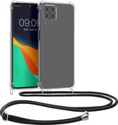 kwmobile telefoonhoesje geschikt voor Samsung Galaxy M53 5G - Hoesje met telefoonkoord - Back cover in transparant