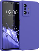 kwmobile telefoonhoesje geschikt voor Xiaomi 11T / 11T Pro - Hoesje voor smartphone - Back cover in blauwpaars
