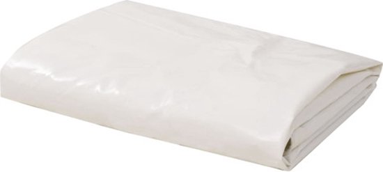 Bâche vidaXL 650 g/m² 3 x 4 m - Wit et résistante - Toile - Revêtement PVC - Imperméable - Résistante aux déchirures