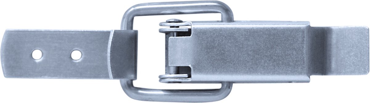 GOEBEL® - 100 x Spansluitingen Alu Aluminium 1/60 II incl. Tegenhaak – Blindklinknagelgat 3,5 mm - 5577534160- Kistsluiting – Spansluiting - Premium kwaliteit - Inclusief Tegenstuk