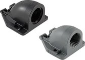 Icotek 31380.900 Kabeldoorvoering Haaks Montagegat: M16 Zwart 1 stuk(s)