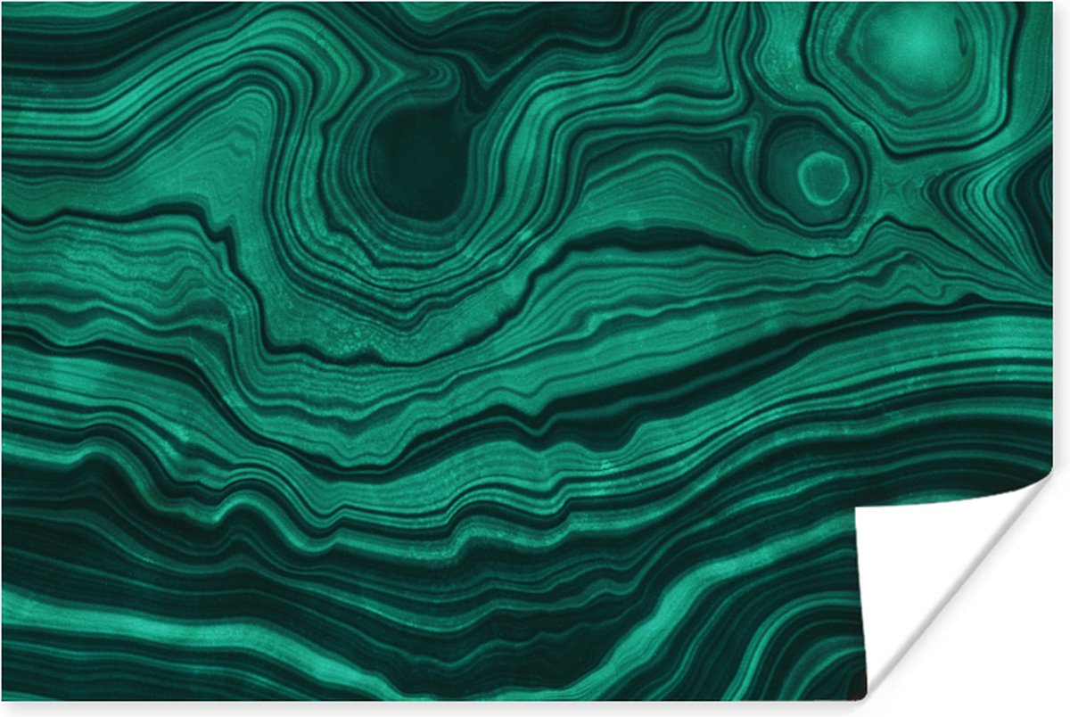 Poster Agaat - Edelstenen - Geode - 60x40 cm