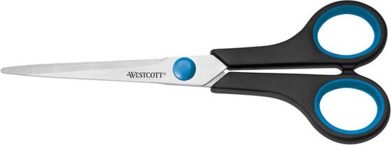 Foto: Westcott schaar easy grip rvs soft grip 18 cm ac e30271