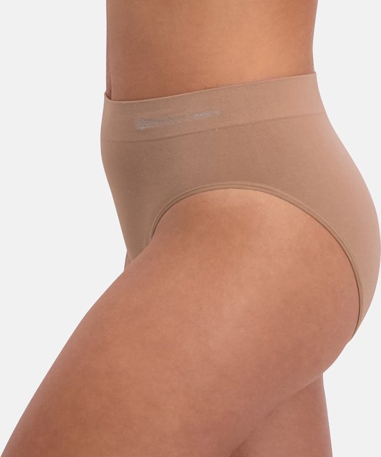 Bamboo Basics - Culottes intégrales sans couture Belle (pack de 3) Femme - Tan - S