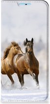 Wallet Book Case Xiaomi Redmi Note 11/11S Smart Cover Hoesje Paarden