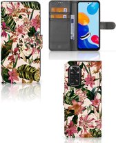 GSM Hoesje Xiaomi Redmi Note 11/11S Fotohoesje ontwerpen Flowers