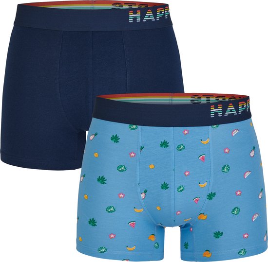 Happy Shorts 2-pack Boxershorts Heren SEA Print D831 - Maat L