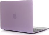 Mobigear Laptophoes geschikt voor Apple MacBook 12 Inch (2015-2017) Hoes Hardshell Laptopcover MacBook Case | Mobigear Glossy - Paars - Model A1534