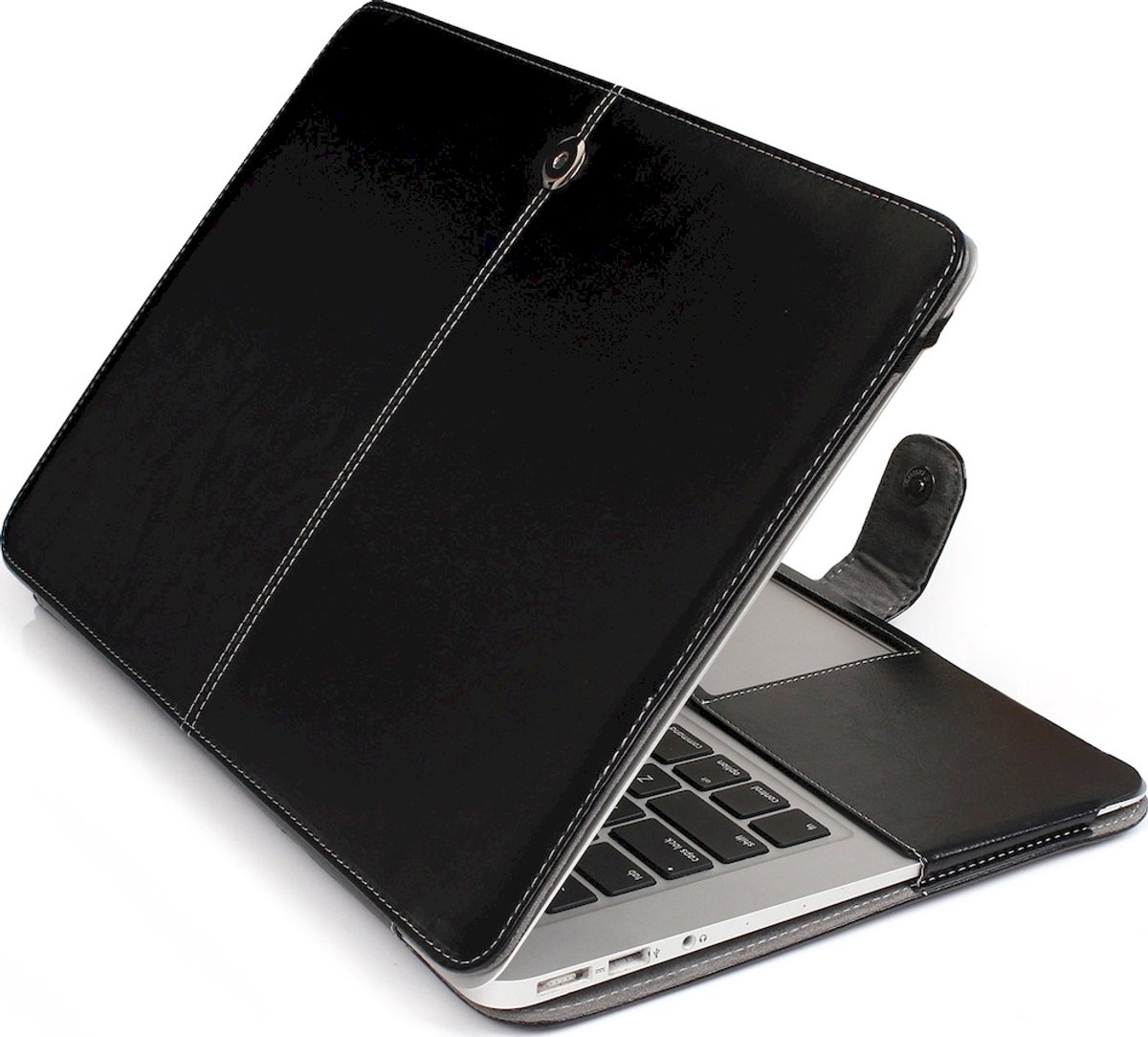 Mobigear Laptophoes geschikt voor Apple MacBook Pro 14 Inch (2021-2024) Hoes MacBook Case | Mobigear Business - Zwart - Model A2442 / A2779 / A2918 / A2992 / A3401