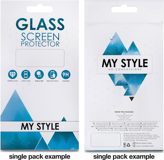 My Style Gehard Glas Ultra-Clear Screenprotector voor Samsung Galaxy A33 - 10-Pack