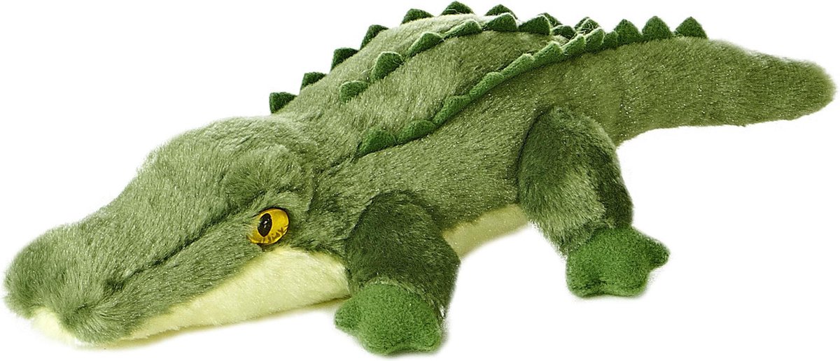 Pluche dieren knuffels krokodil van 20 cm - Knuffeldieren krokodillen speelgoed