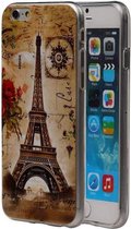 Eiffeltoren TPU Hoesje Geschikt voor iPhone 6