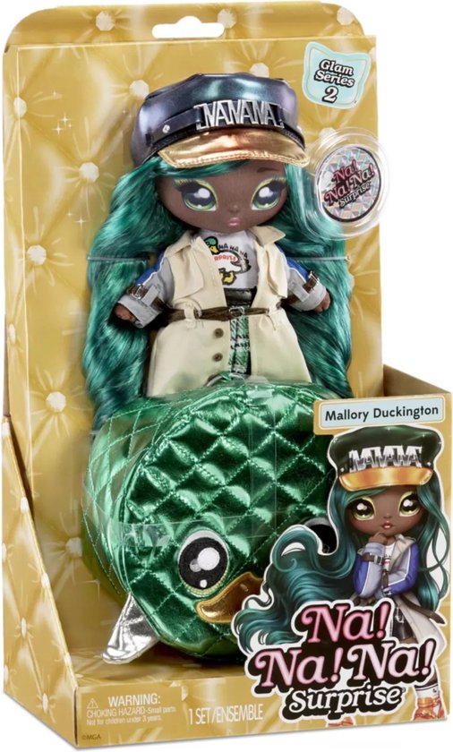 Na! Na! Na! Surprise 2-in-1 Pom Pop Mallory Duckington - Glam Serie 2 - Modepop van Na Na Na Surprise — afbeelding 2