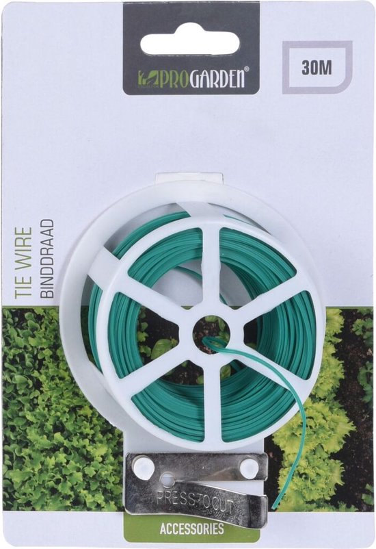 Foto: Pro garden binddraad 30 m groen