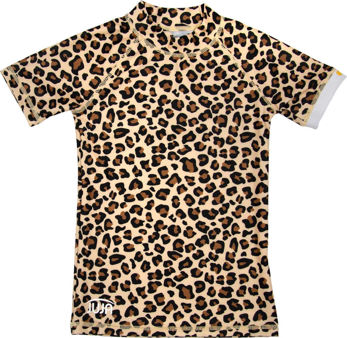 JUJA - uv - zwemshirt meisjes - upf50+ - korte mouw - bruin - 110/116cm