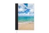 Notitieboek - Schrijfboek - Strand - Zee - Zomer - Reizen - Notitieboekje klein - A5 formaat - Schrijfblok