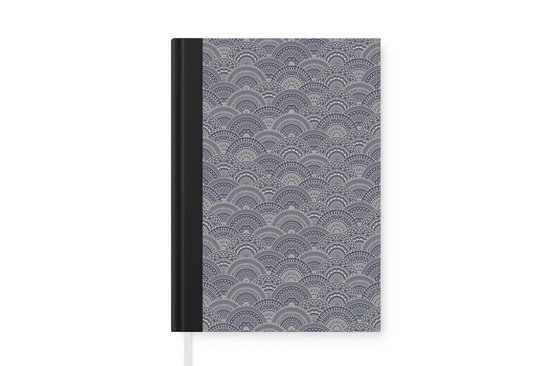 Notitieboek - Schrijfboek - Mandala - Patronen - Vintage - Abstract - Japans - Notitieboekje klein - A5 formaat - Schrijfblok