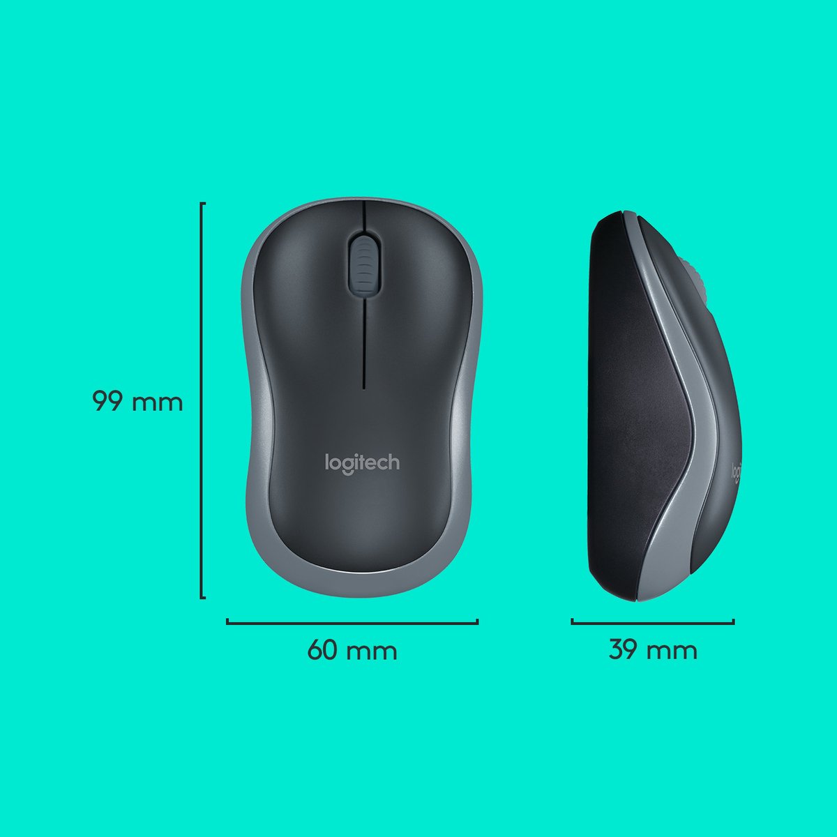 Logitech MK270 Draadloos Toetsenbord en Muis QWERTY