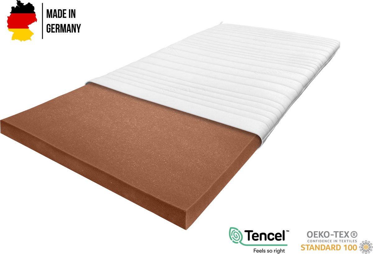 Boxspring Xpert Topper - Premium Topdekmatras - XDura Hybrideschuim topper 100x220 - 8 cm dik