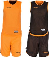 Spalding Doubleface Reversible Basketbalset  Basketbalshirt - Maat M  - Unisex - oranje/zwart
