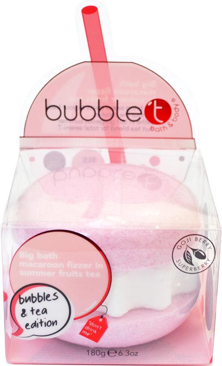 Bubble T Bubbles & Tea Big Bath Macaron Fizzer 1ST