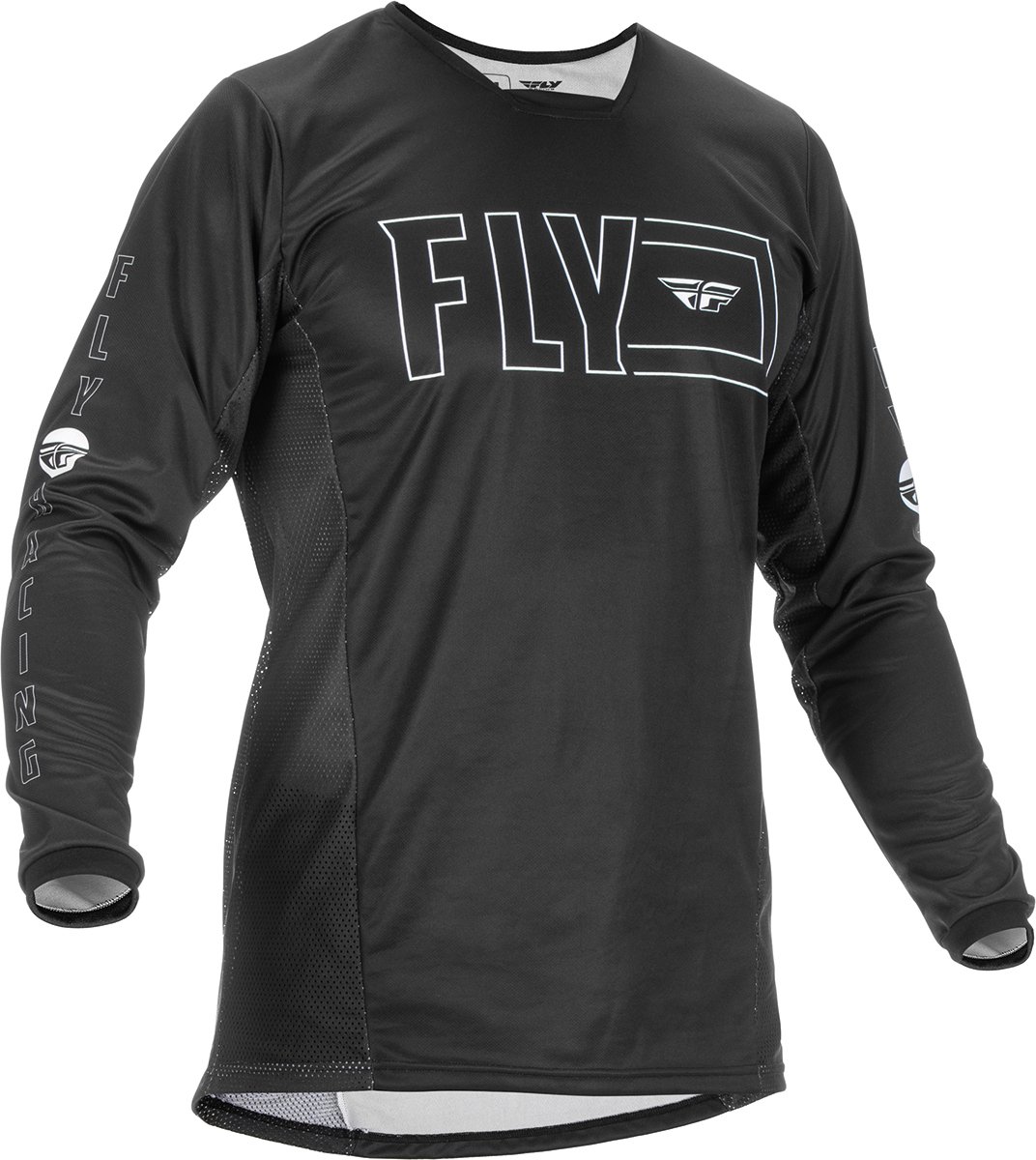 FLY Racing Kinetic Fuel Jersey Black White M