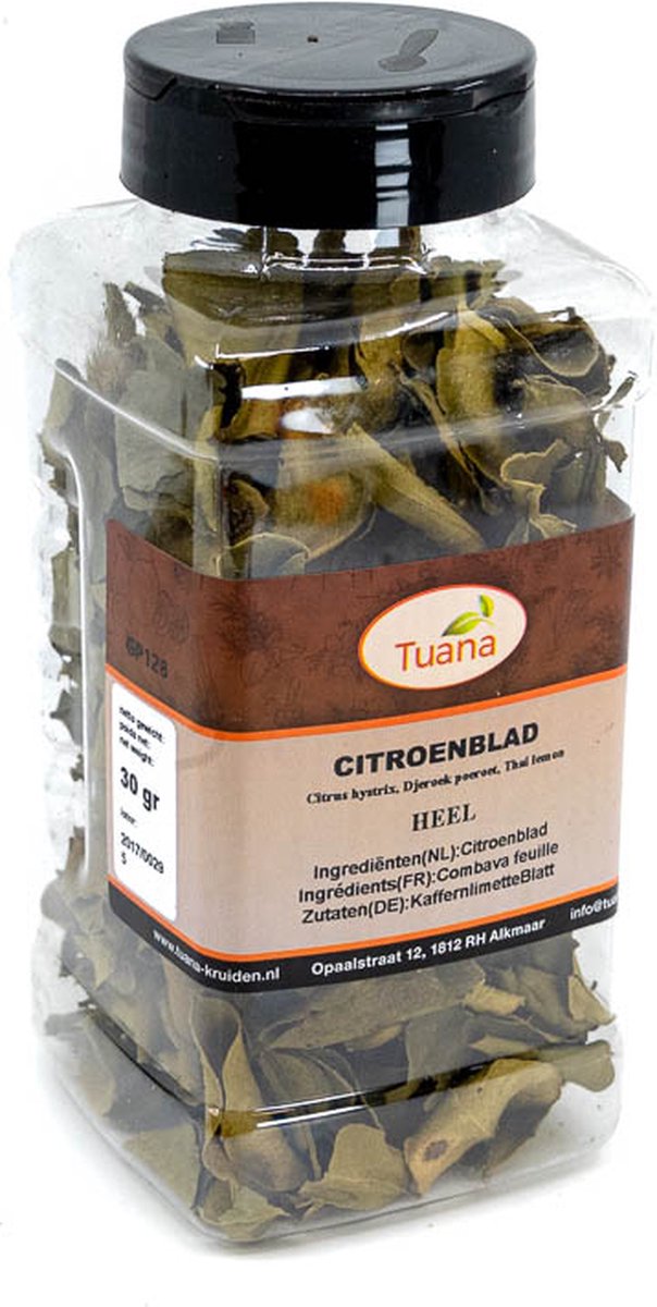 Goedkoopste Tuana Kruiden - Citroenblad - Strooibus 30 Gram - NP017