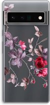 Case Company® - Hoesje geschikt voor Google Pixel 6 Pro hoesje - Mooie bloemen - Soft Cover Telefoonhoesje - Bescherming aan alle Kanten en Schermrand
