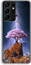 Case Company® - Hoesje geschikt voor Samsung Galaxy S21 Ultra hoesje - Ambition - Soft Cover Telefoonhoesje - Bescherming aan alle Kanten en Schermrand
