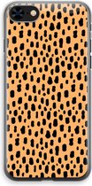Case Company® - Hoesje geschikt voor iPhone 8 hoesje - Panter - Soft Cover Telefoonhoesje - Bescherming aan alle Kanten en Schermrand