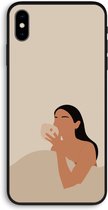 Case Company® - Hoesje geschikt voor iPhone XS Max hoesje - Fresh coffee - Biologisch Afbreekbaar Telefoonhoesje - Bescherming alle Kanten en Schermrand