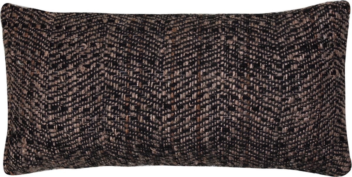 Light & Living Light&living Kussen 60x30 cm DENTES donker bruin