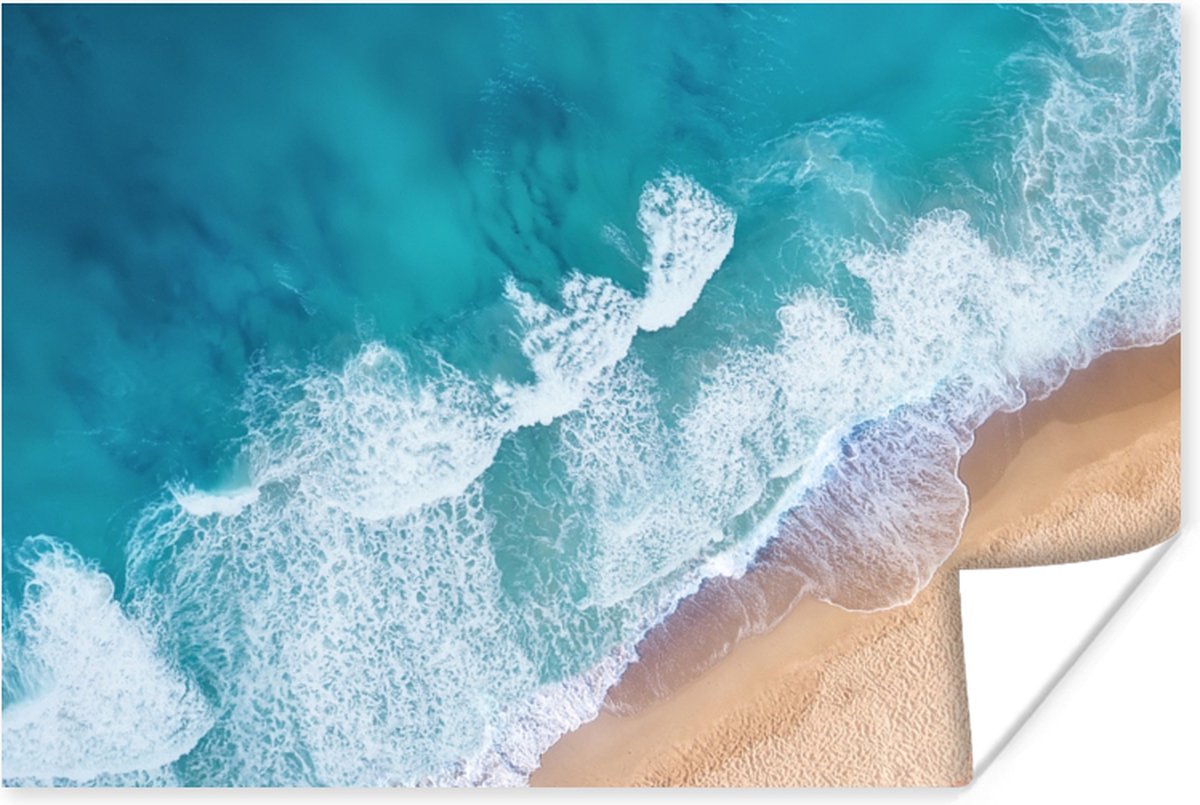 Poster Strand - Water - Zee - 90x60 cm