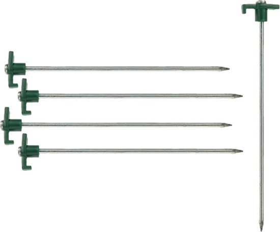 Ancrage Sol Tente Camping Lot De 12 Piquets De Tente Galvanisés 21cm - Ancrages Solides Pour Camping Et Jardin Ancrage Sol Tente Camping Lot De 12 Piquets De Tente Galvanisés 21cm - Ancrages Solides Pour Camping Et Jardin