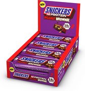 Snickers | Hi-Protein Bar | Peanut Brownie | Doos | 12 x 50 gram | Snel afvallen zonder poespas!