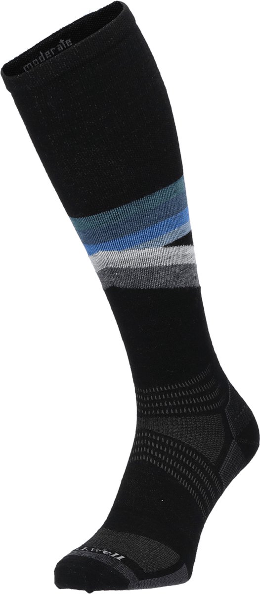 Sockwell Rainbow Racer UL Heren Skisokken Klasse 1 Zwart