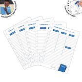 Correctbook A5 set met 5 planner pagina's