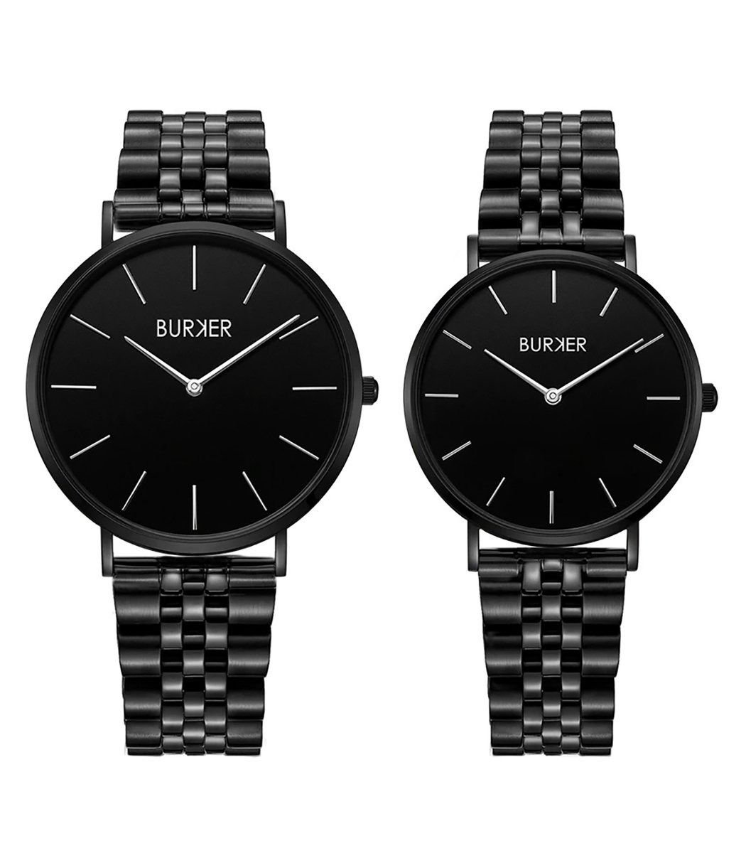 BURKER Ruby Horloge Dames - Rond - Goud Wit - Milanese Band - 38 mm