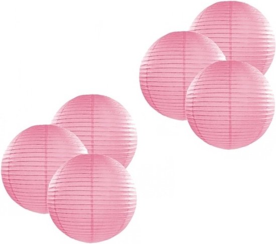 Geboorte lampionnen pakket meisje 6x