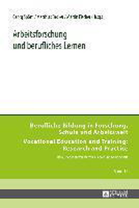 Arbeitsforschung und berufliches Lernen - cover