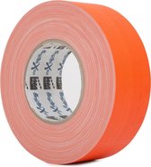 MagTape XTRA neon gaffa tape 50mm x 50m oranje