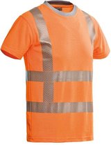 Santino t-shirt Vegas - fluor orange - 200171 - maat M
